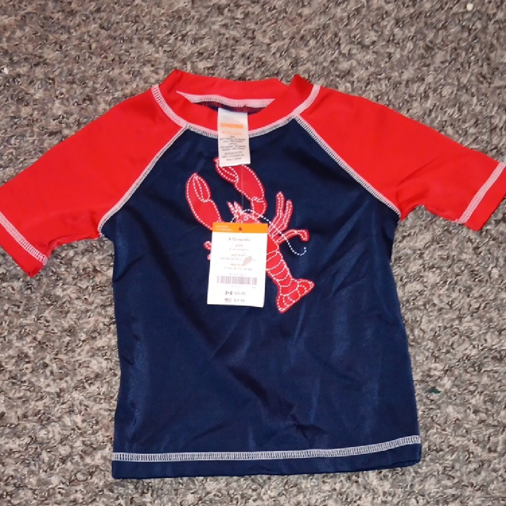 Gymshark Lobster Kids Sungaurd Shirt